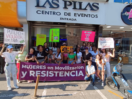 Sobrevivientes y Activistas Protestaron en Evento Organizado por la DIAN y la Industria Pornográfica en Cali