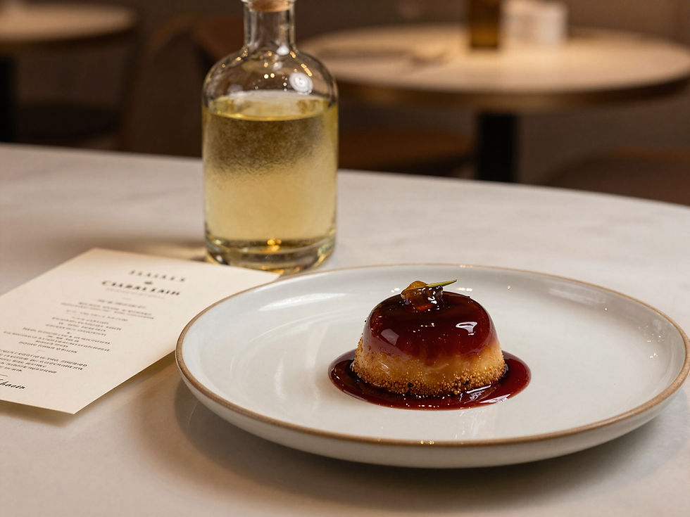 Plated dessert for event planning services in Charlotte NC