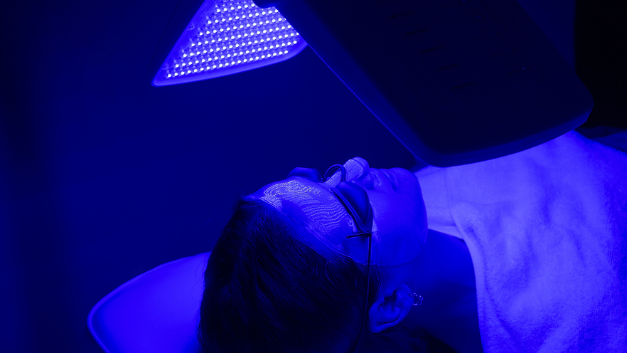 women receiving colour light therapy services available Apricity Aesthetics® - Brixton & Clapham, South London, England UK