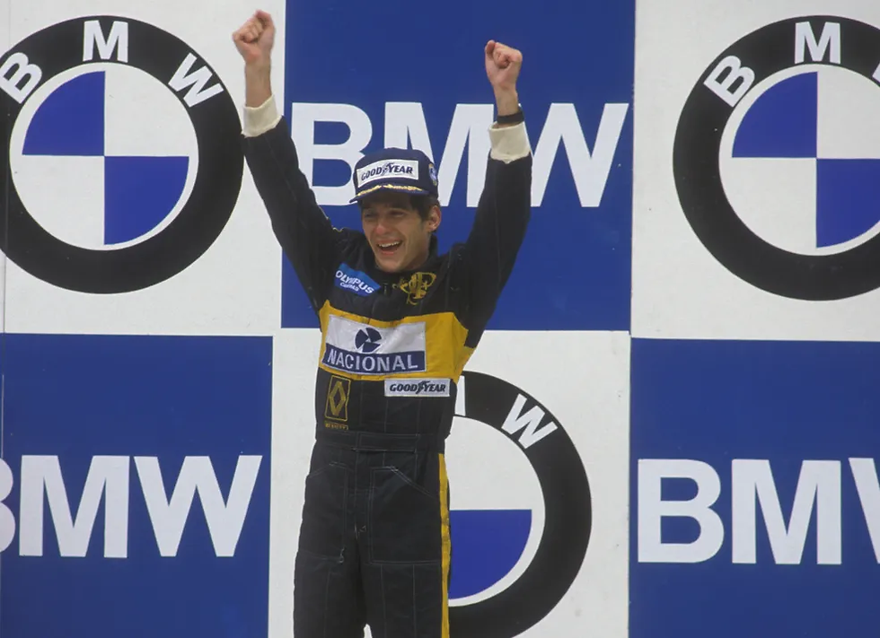 Primeira vitória de Senna | Foto: Getty Images