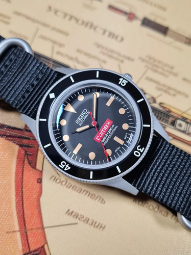 HOT Comex Seiko Skx Vintage Mod 40mm Vintage Fathoms