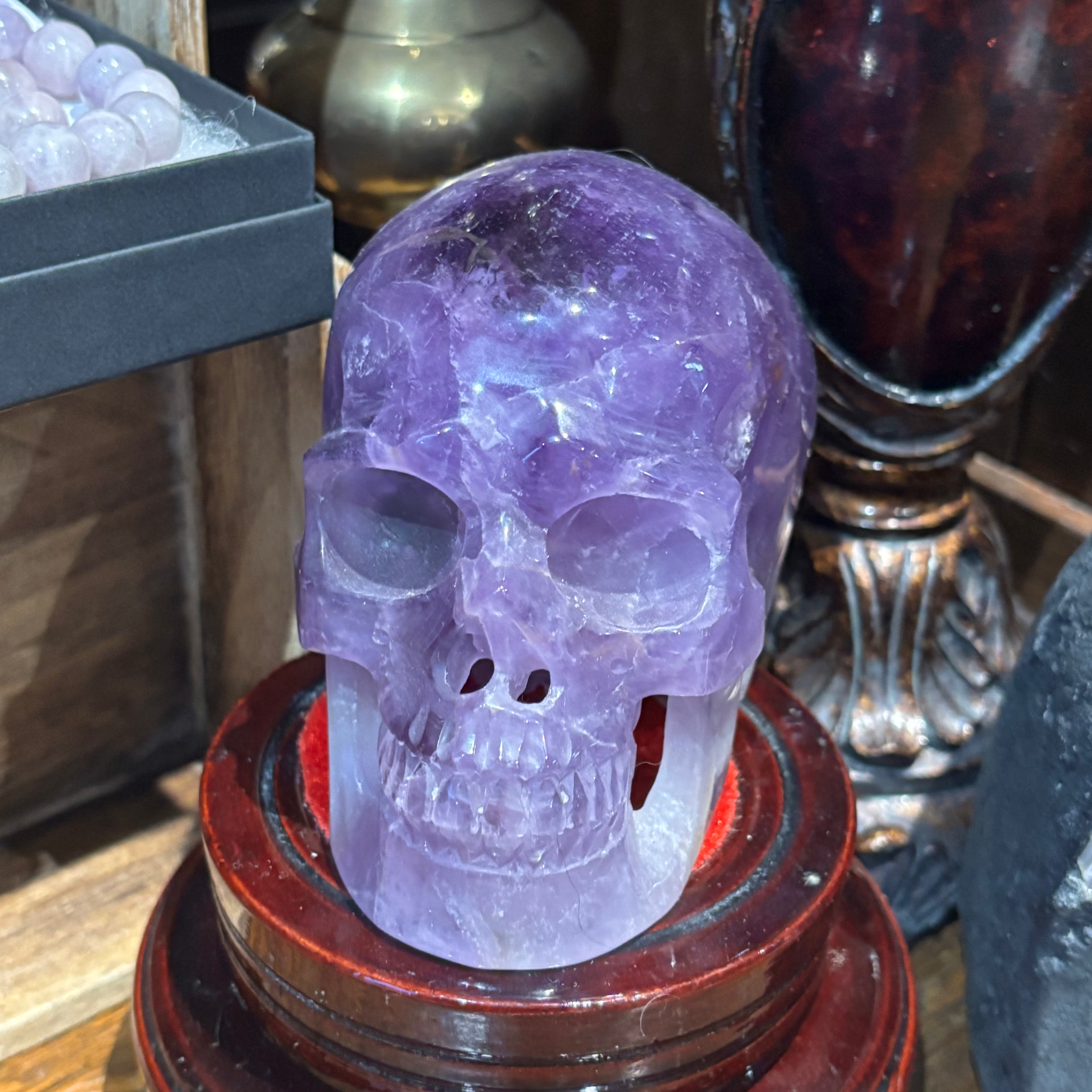 Amethyst Skull from Brazil