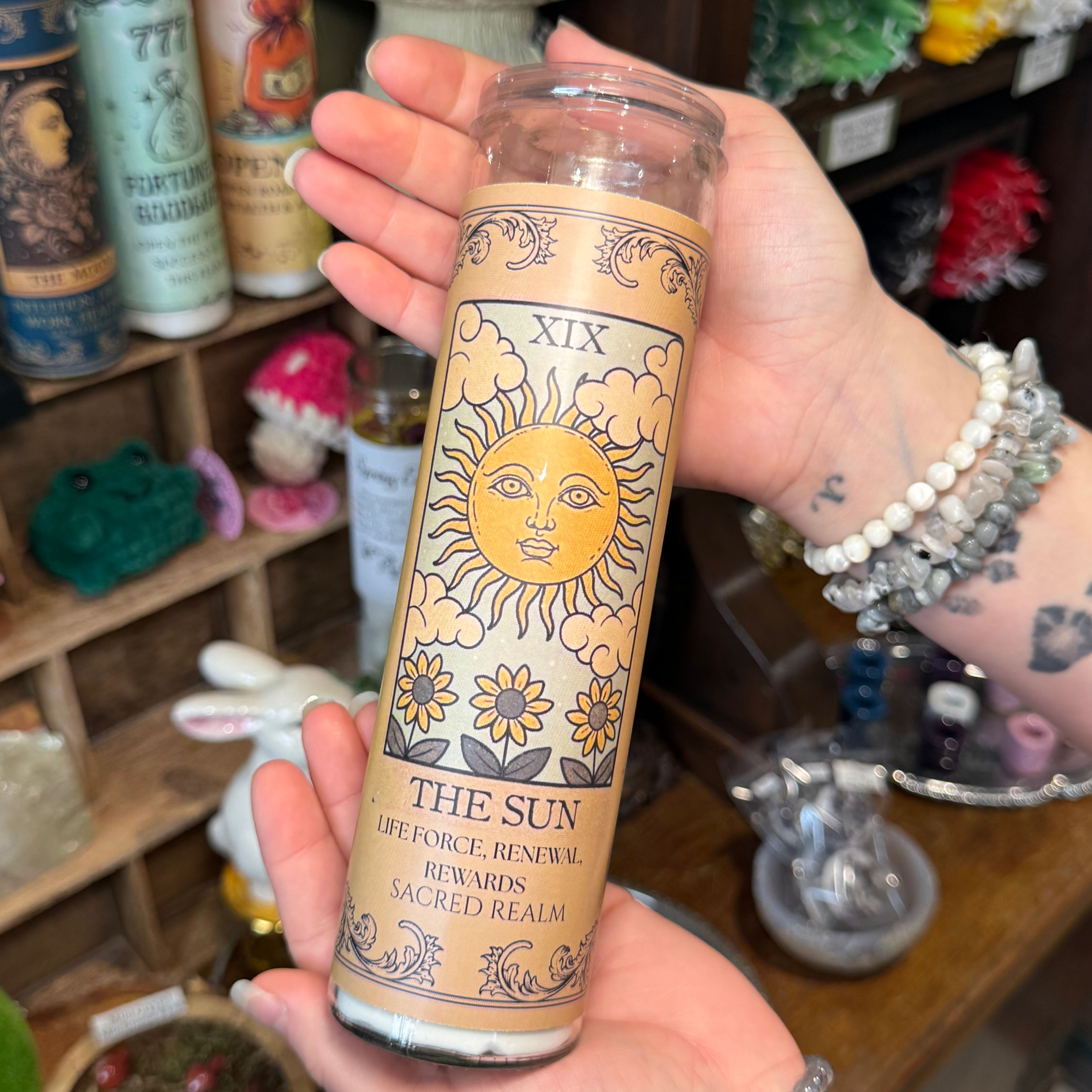 The Sun Tarot Candle