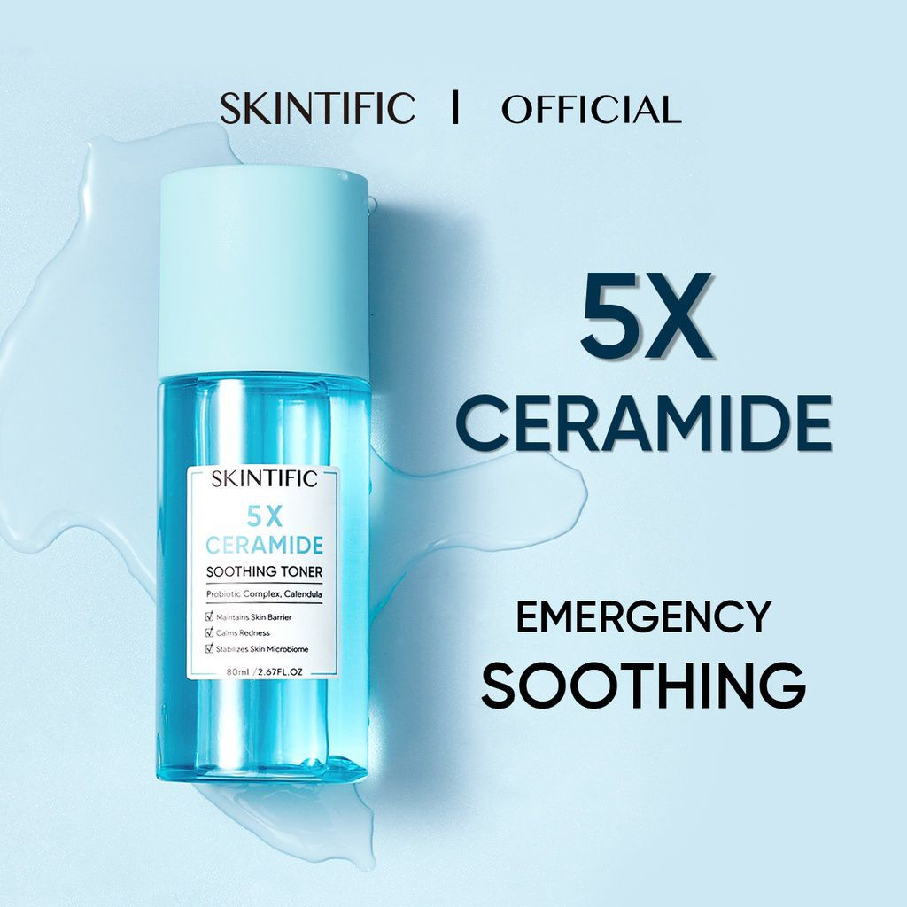 SKINTIFIC 5X Ceramide Soothing Toner Skin Barrier Repair Toner