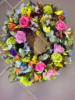 open wreath