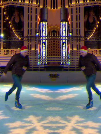 Have You Been To The Ice Rink at The Cosmopolitan Rooftop?