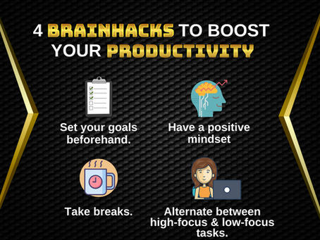 4 Brainhacks to boost your productivity