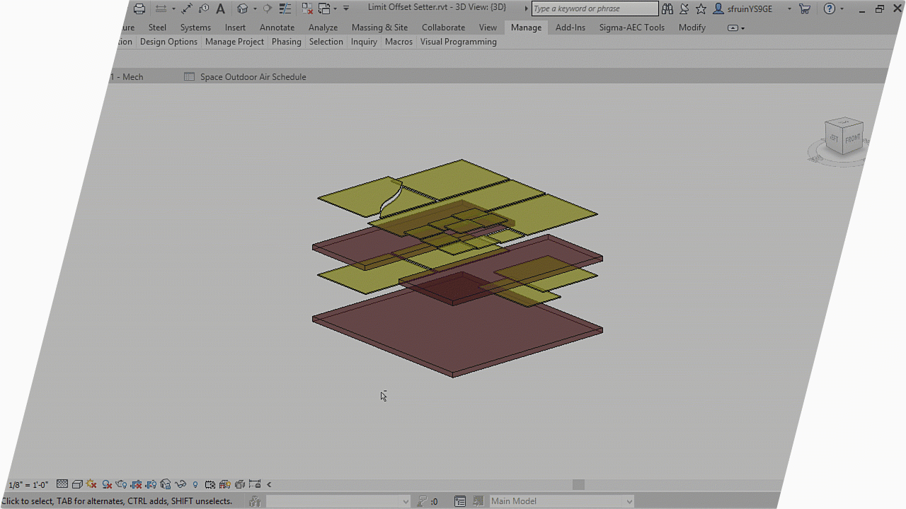 Set Space Geometry