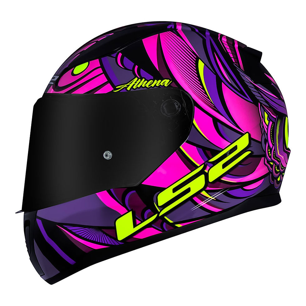 Miniatura: CAPACETE LS2 FF353 ATHENA ROSA 