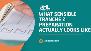 What sensible Tranche 2 preparation actually looks like