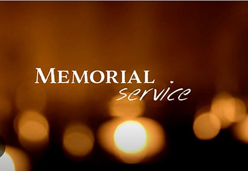 memorials service
