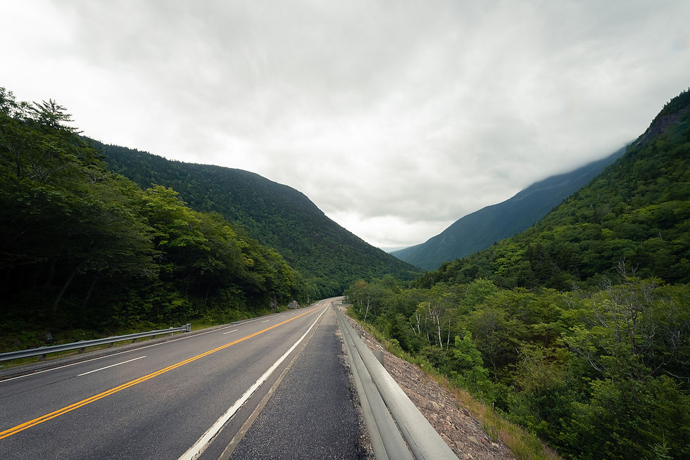foggy mountain valley