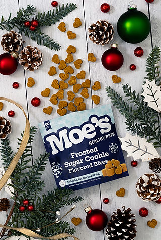 Client: Moe's Healthy Pets | flat-lay product photography