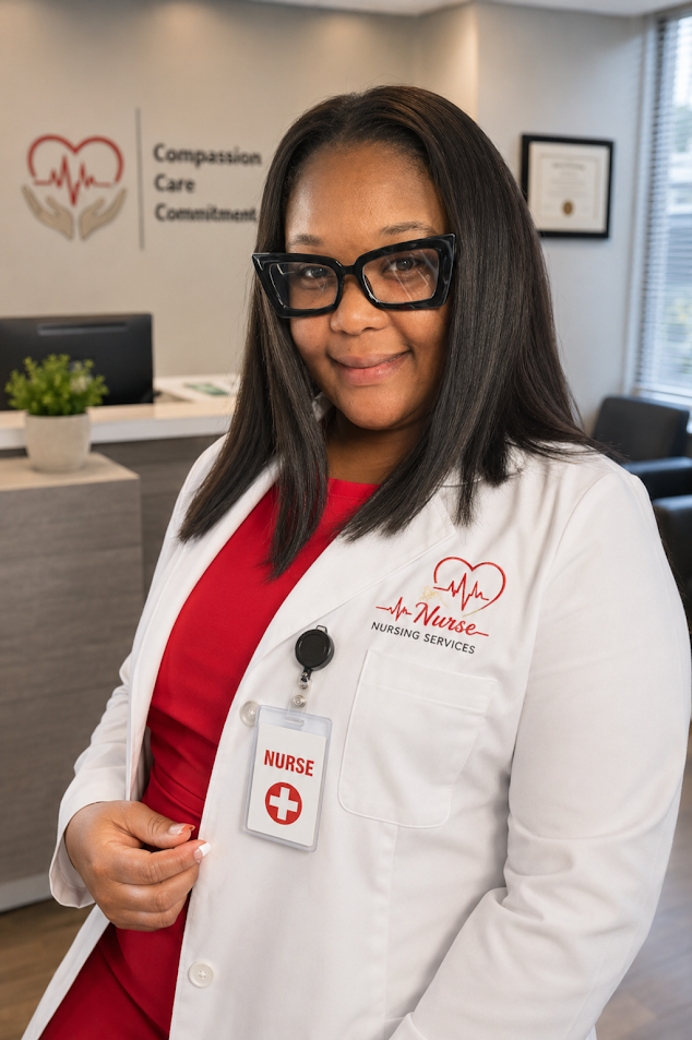 Healthcare professional at independent living skills training