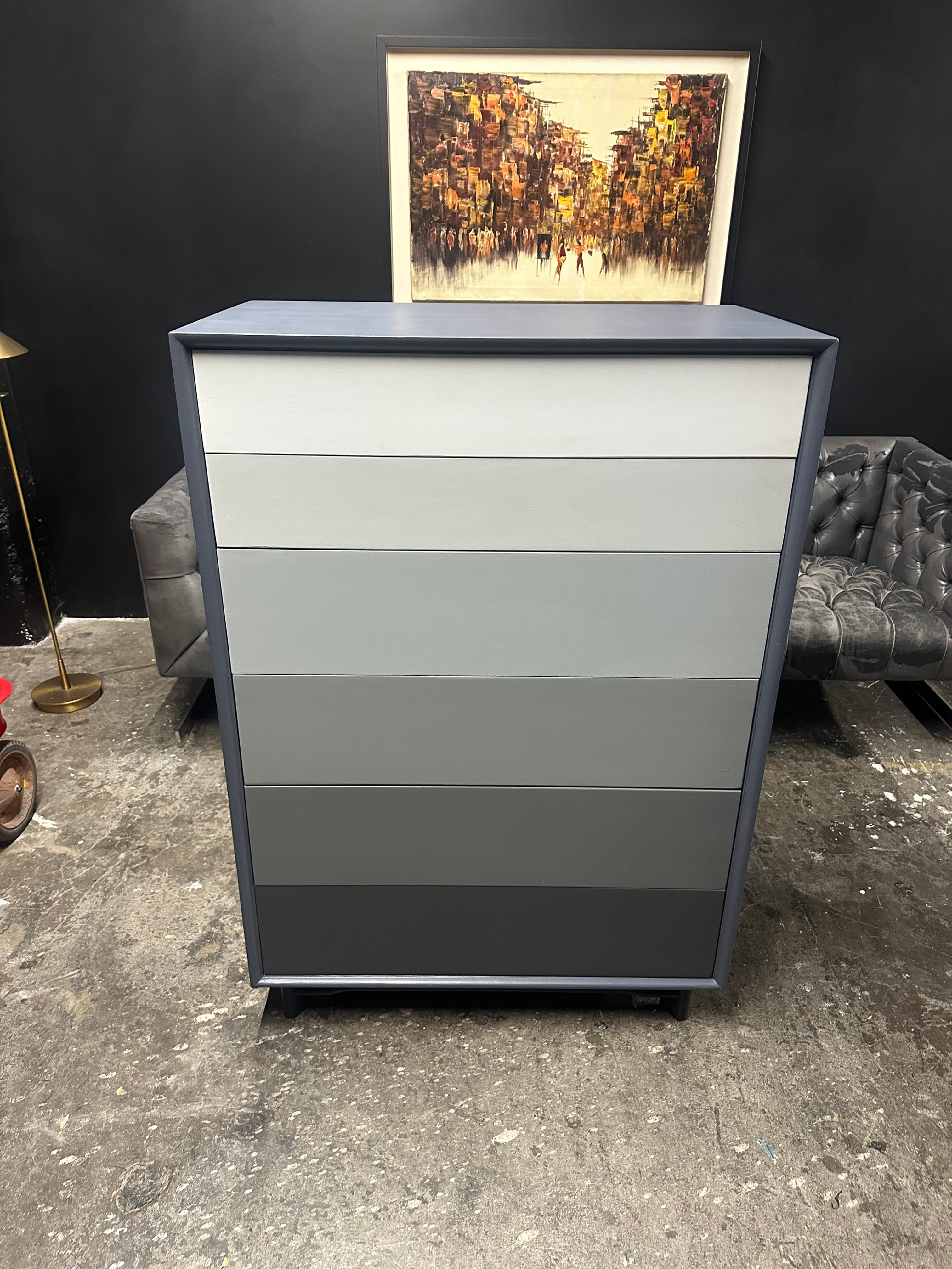 "The Grey Area" Mahogany Dresser