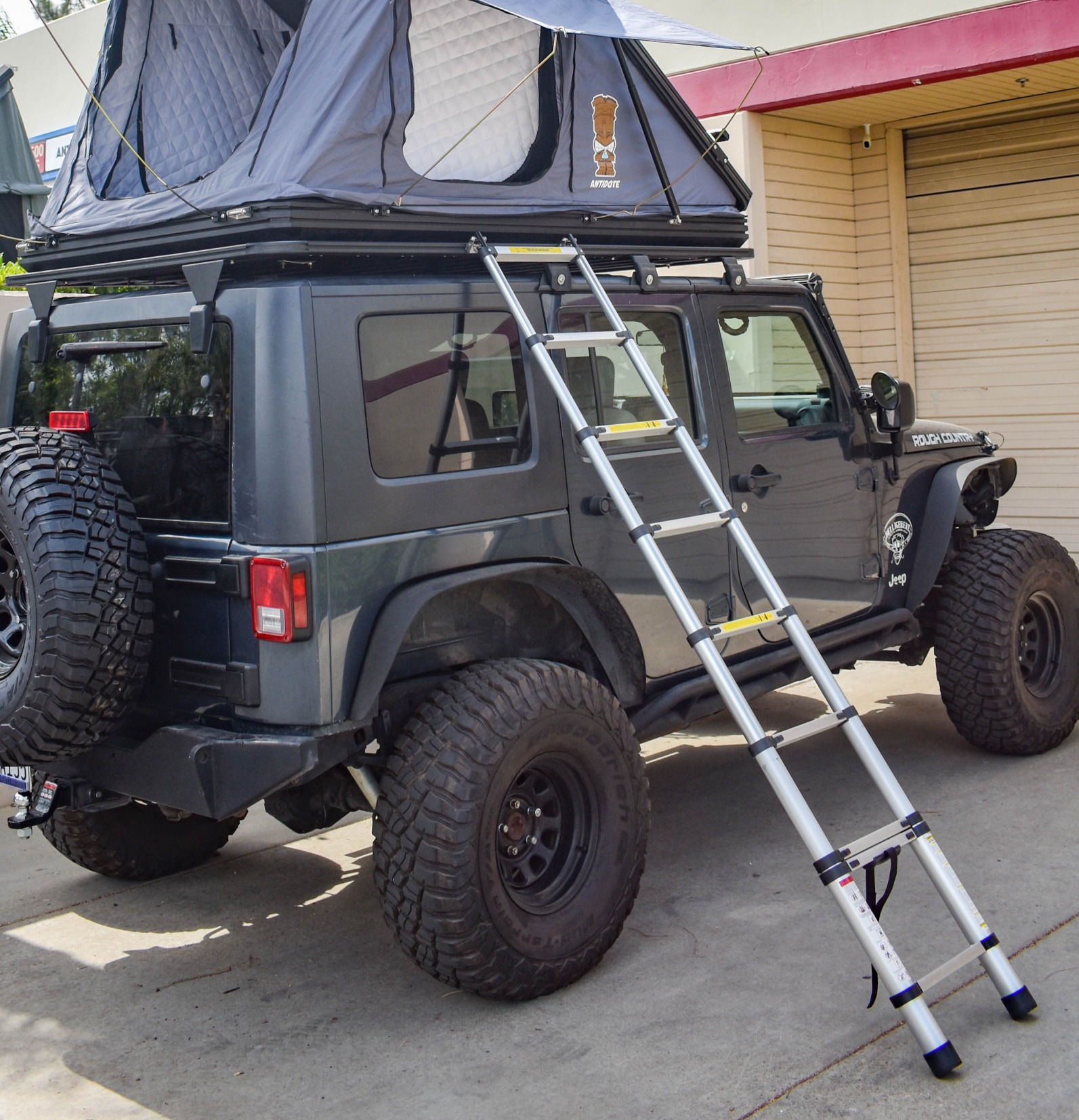 Rooftop Tent Ladder 2.2meters (Hook Mounted)
