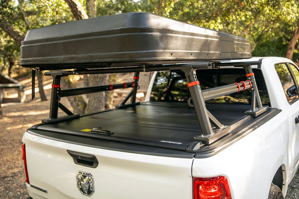 Thumbnail: Tonneau Cover Truck Bed Covers W/ Top T - Tracks