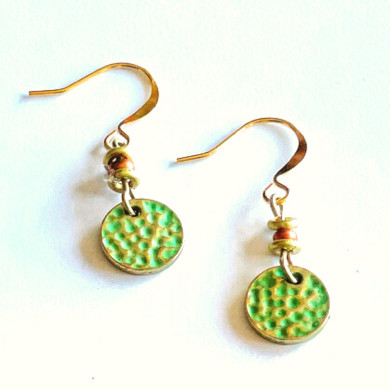 Mini Disc Earrings