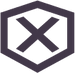 Hexagon with x inside