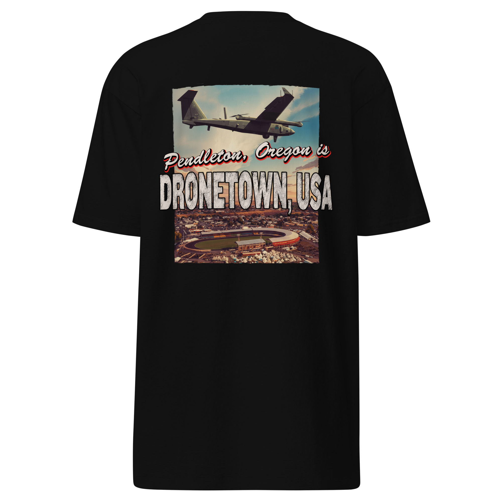 Pendleton Is DRONETOWN, USA - Men’s Premium Heavyweight Tee