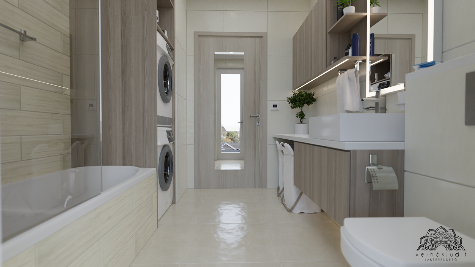 Penthouse lakás - Fürdőszoba - Székesfehérvár