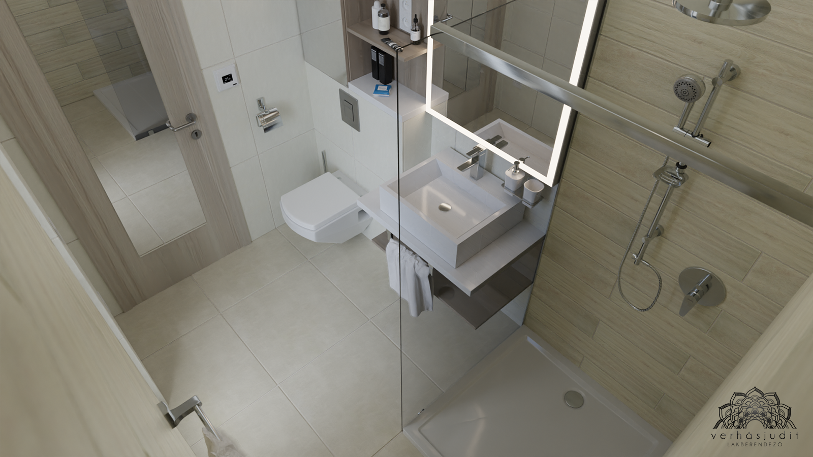 Penthouse lakás - Fürdőszoba - Székesfehérvár