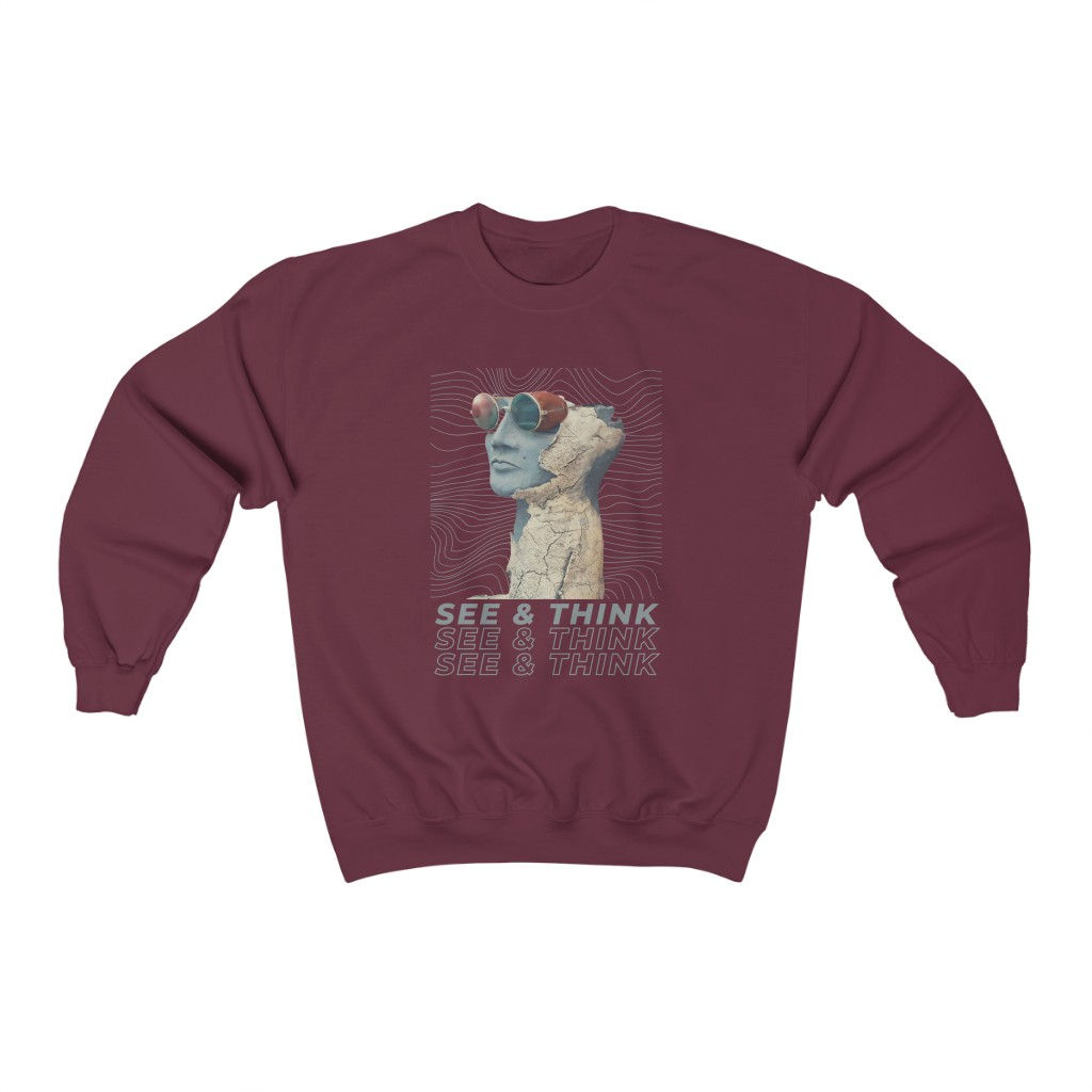 See & Think Unisex Heavy Blend™ Crewneck Sweatshirt