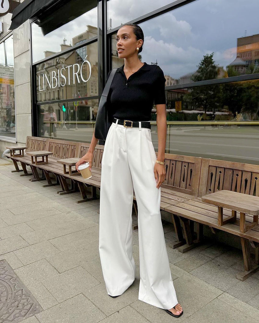 Eloise Wide-Leg Suit Pants