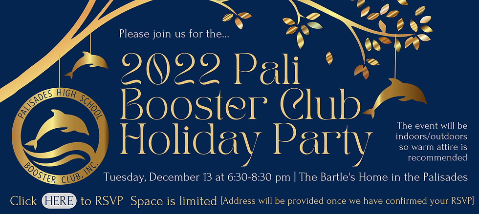 Pali High Booster Club Holiday Party (December)