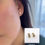 Thumbnail: Bezel Stud Earrings
