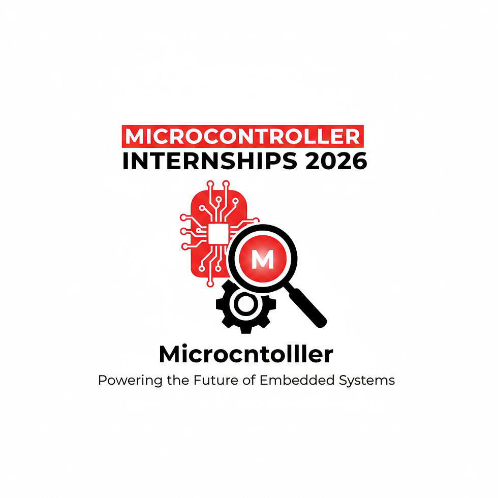 Microcontroller Internship Opportunities in 2026