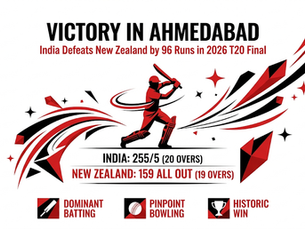 The Masterclass in Ahmedabad: India Defeated New Zealand in the 2026 Final with a Massive Score of 255/5
