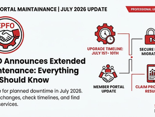 EPFO Announces Extended Maintenance: Everything You Should Know About the July 2026 Portal Outage