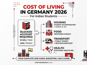 Cost of Living in Germany for Indian Students in 2026: Monthly Budget, Blocked Account & Money-Saving Hacks