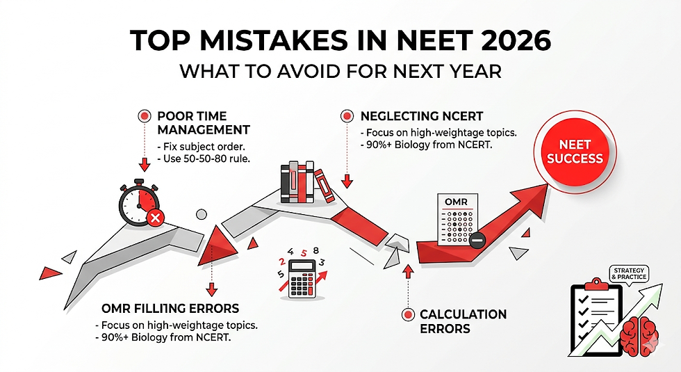 Top Mistakes Students Made in NEET 2026 (Avoid These Next Year)
