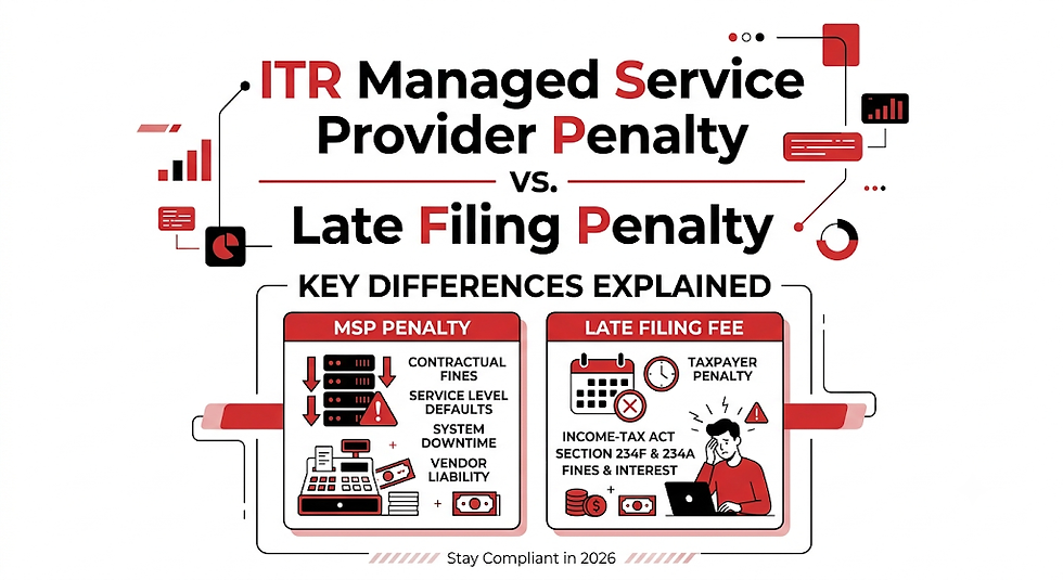 ITR Managed Service Provider Penalty vs Late Filing Penalty: Key Differences Explained for 2026