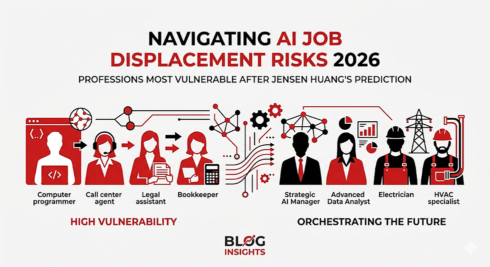 The Professions Most Vulnerable After Jensen Huang’s Latest AI Prediction: Navigating AI Job Displacement Risks 2026