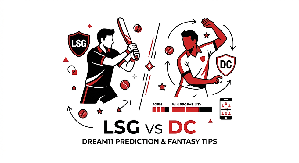 LSG vs DC Dream11 Prediction & Fantasy Tips