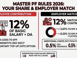 PF Contribution Rules in 2026: Employee and Employer Share Explained