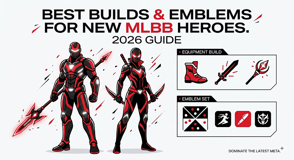 Best Builds and Emblems for New MLBB Heroes (2026 Guide)