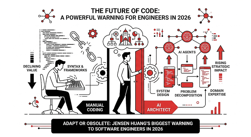 The Future of Code: Jensen Huang’s Software Engineering Warning in 2026 and How to Survive It