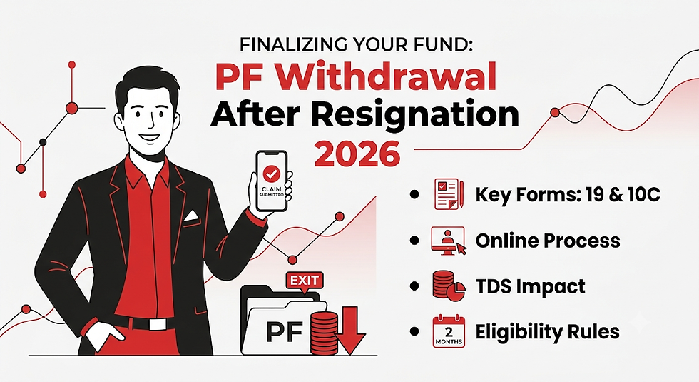 PF Withdrawal After Resignation: Complete Guide (2026 Rules & Step-by-Step Process)