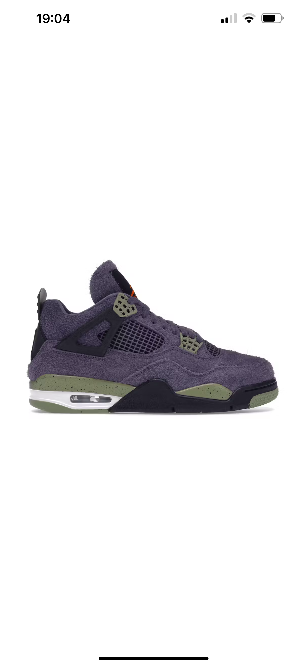 Jordan 4 Retro canyon purple