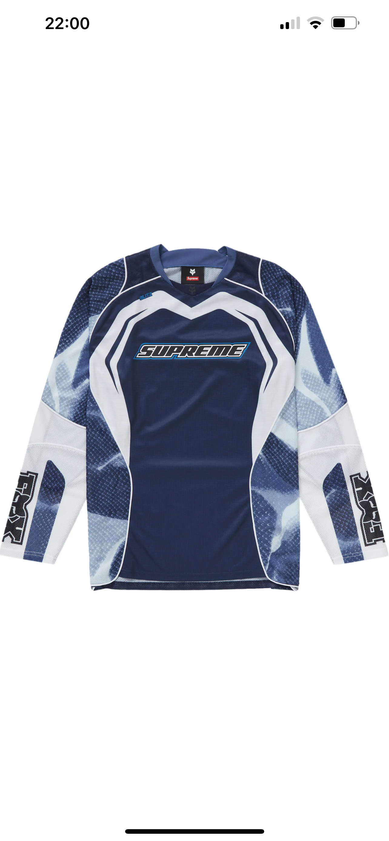 Supreme FOX racing jersey