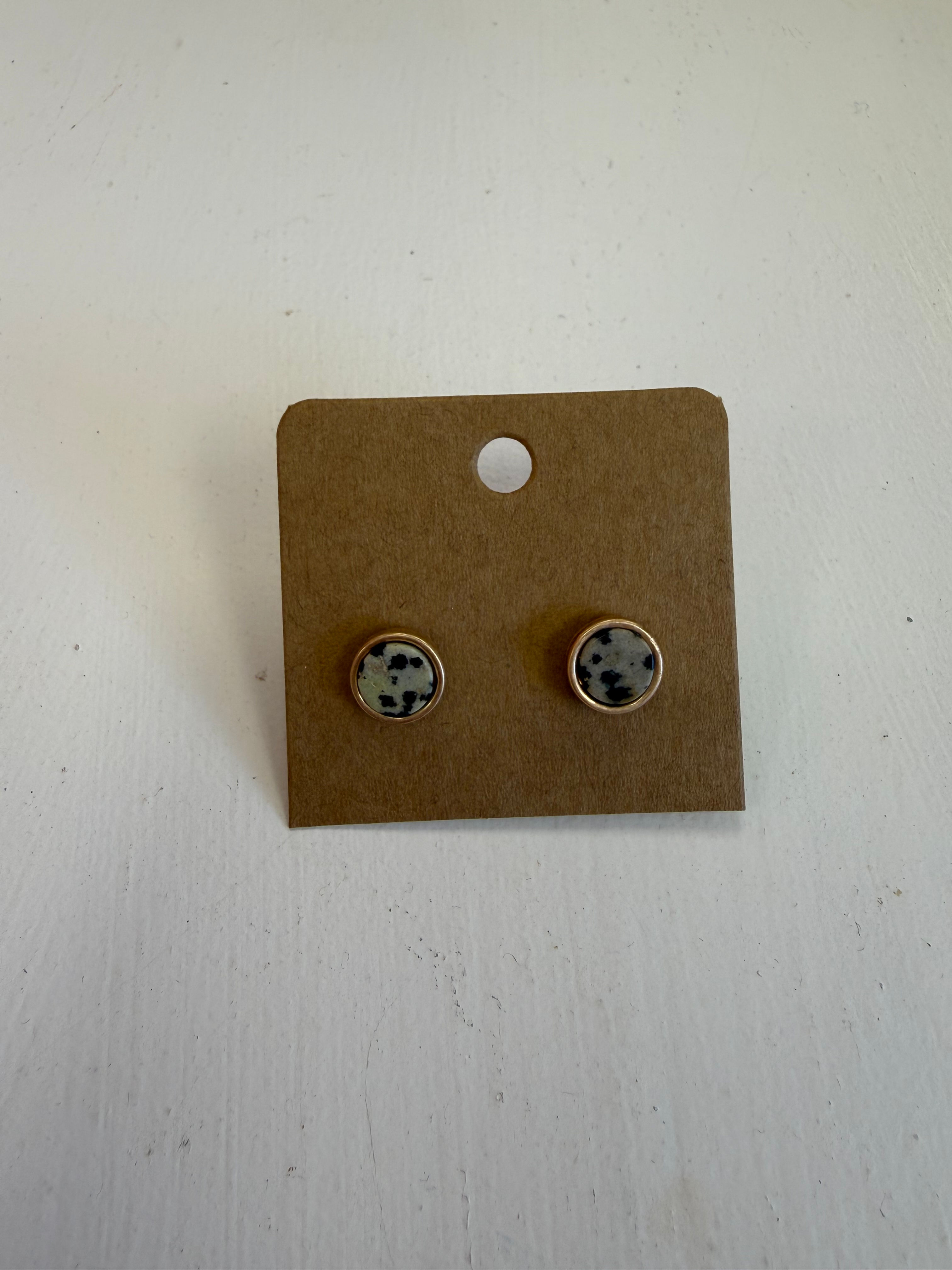 COW PRINT EARRINGS 