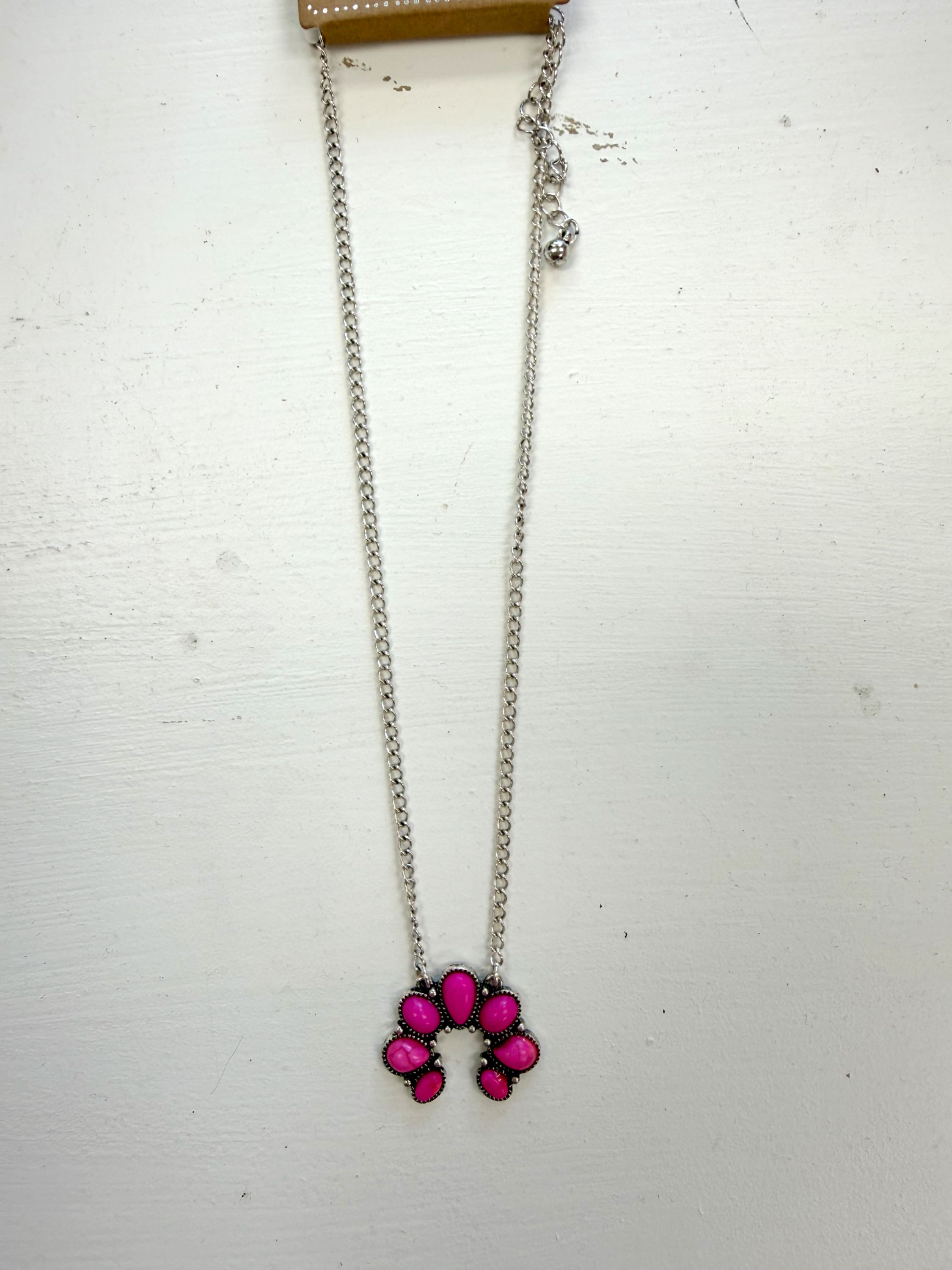 PINK SILVER NECKLACE 