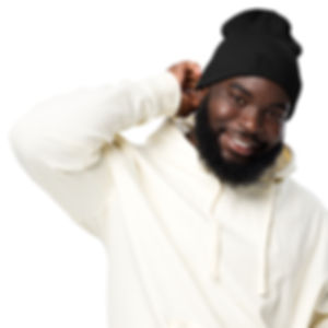 Logo Organic Ribbed Beanie