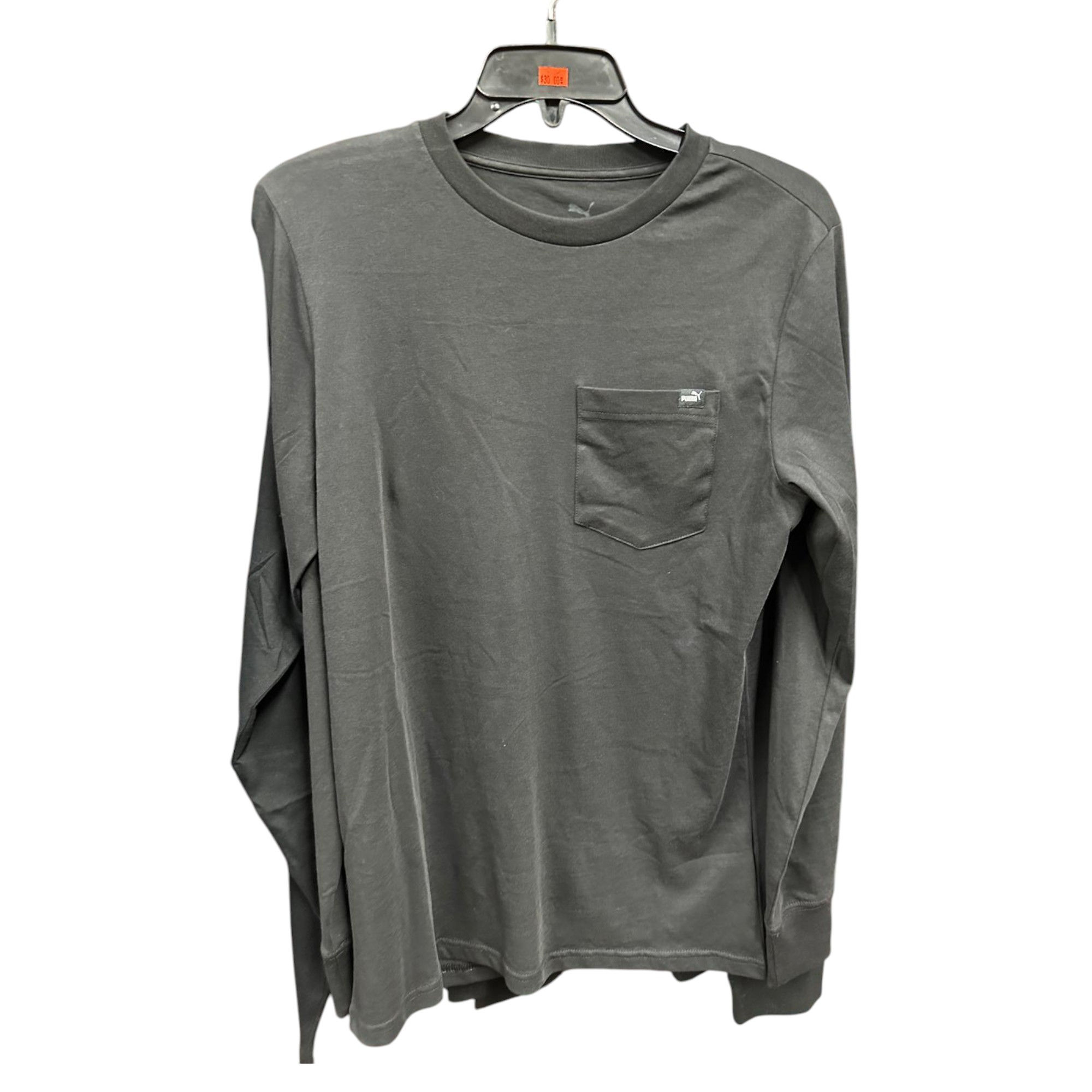 Camiseta Gris de Manga Larga Puma