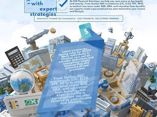 💰 How to Save More on Income Tax with New Rules – CSS Financial Solutions Chennai