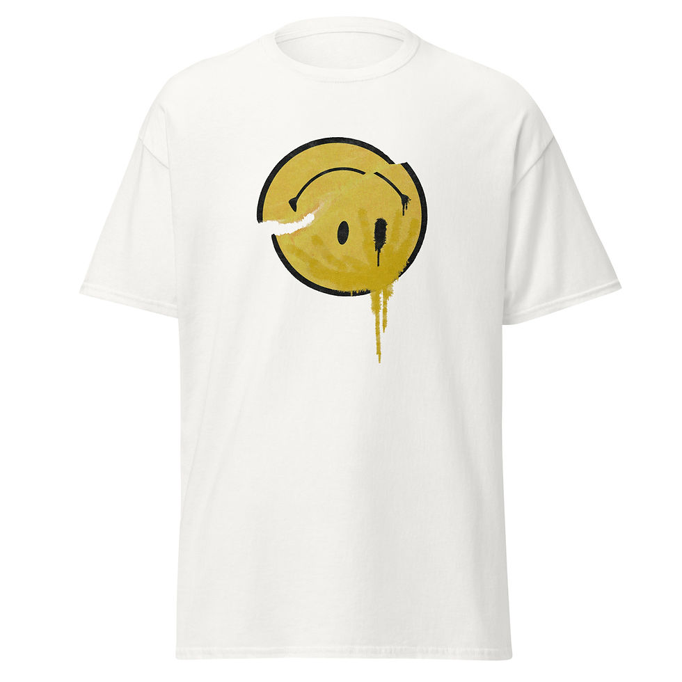 Thumbnail: Reverse Happyface Unisex classic tee
